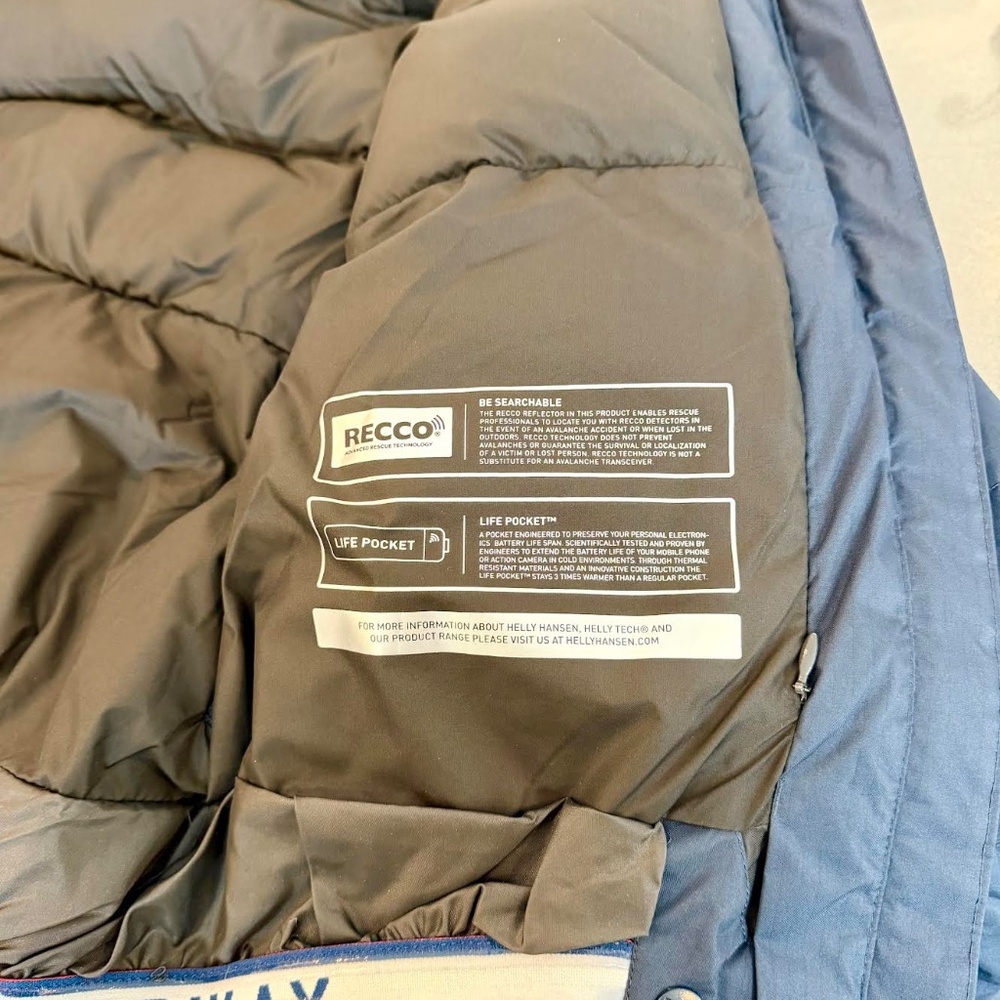 2024 Women's Helly Hansen Kvitfjell Race Puffy Jacket, Navy size S - Picture 5 of 5